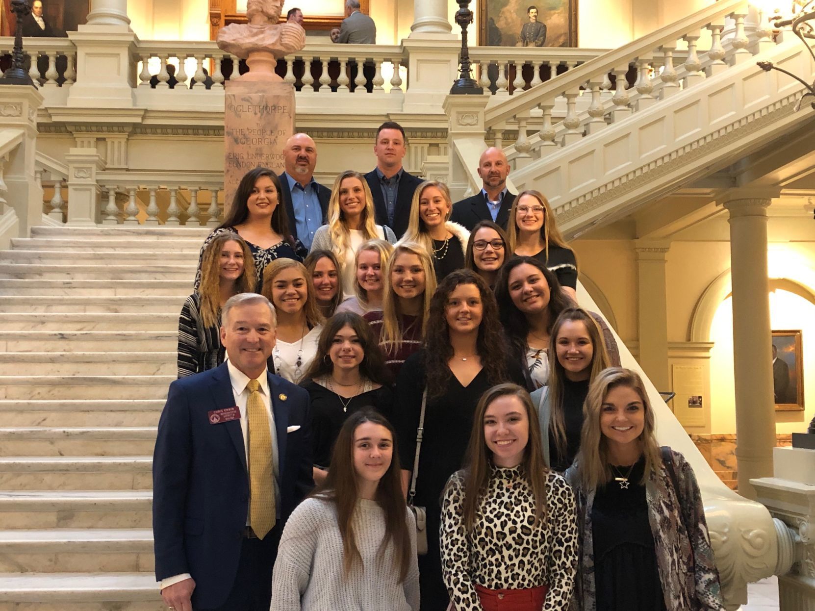 BANKS COUNTY SOFTBALL TEAM VISITS THE CAPITOL